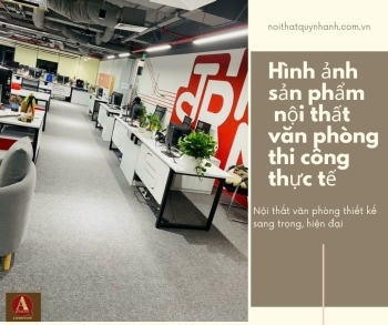 KHÔNG GIAN LÀM VIỆC VỚI NỘI THẤT VĂN PHÒNG CỰC CHẤT VÀ ẤN TƯỢNG